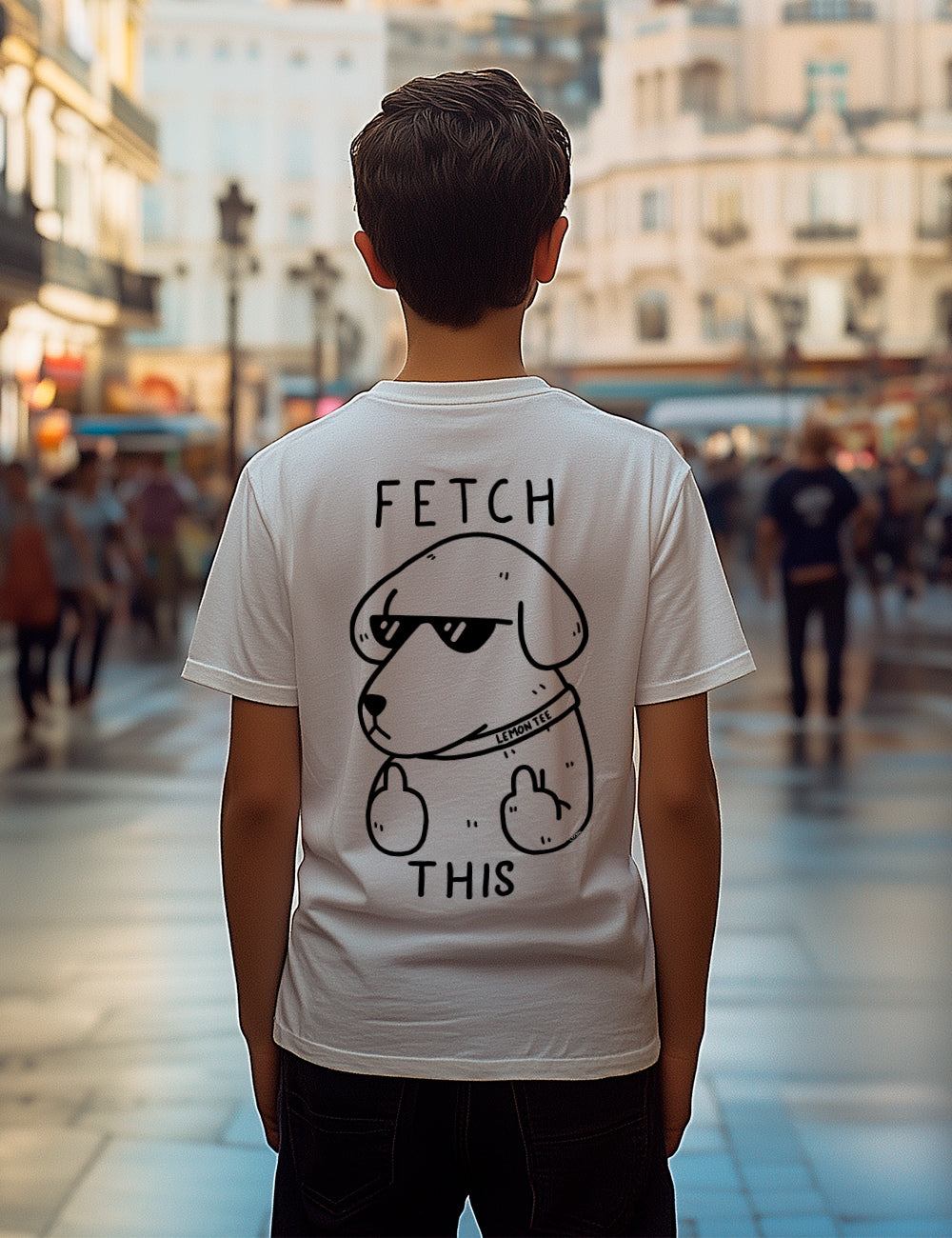 Camiseta Niño Fecth this - L 173