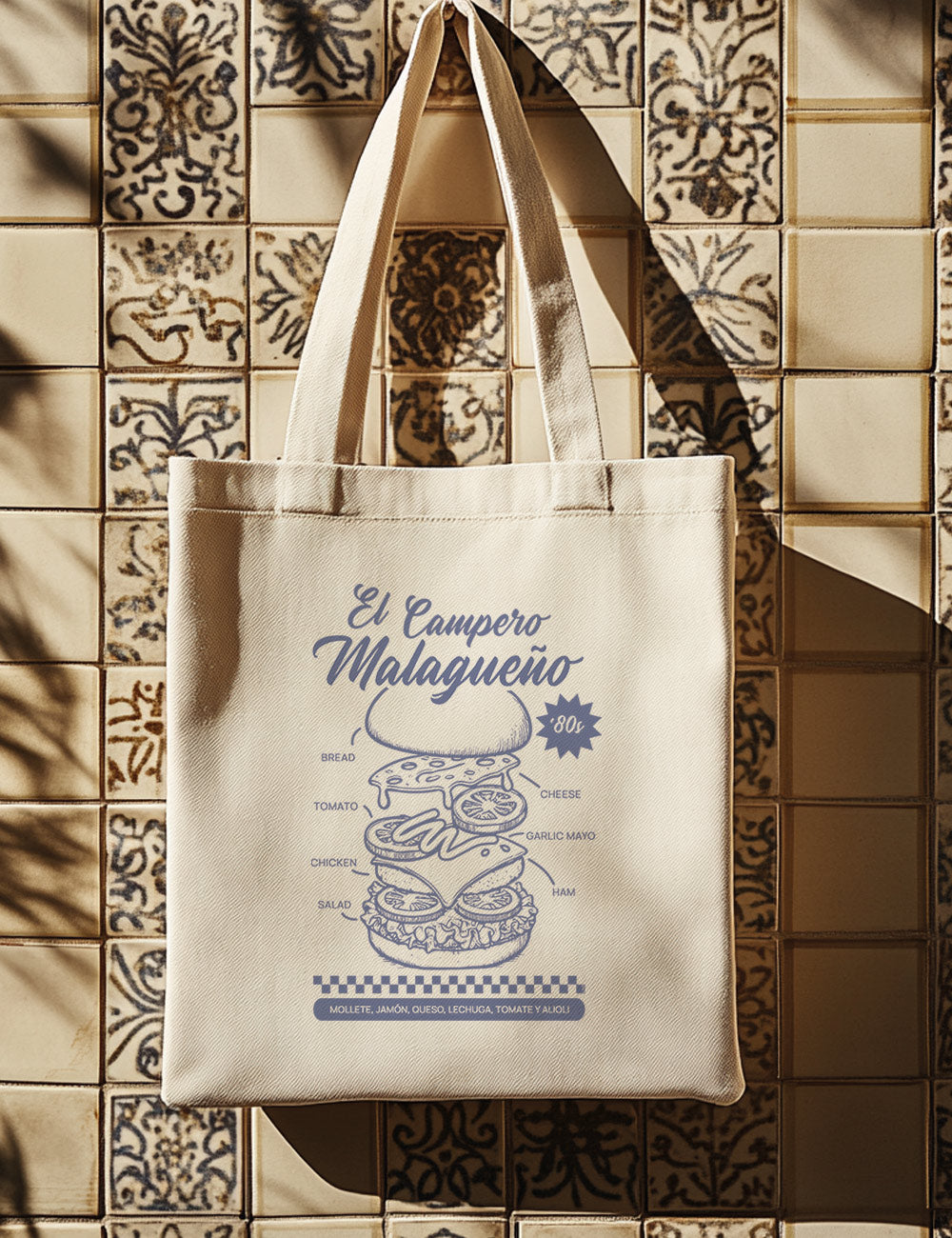 Bolsa de asas largas. El Campero Malagueño. L 145