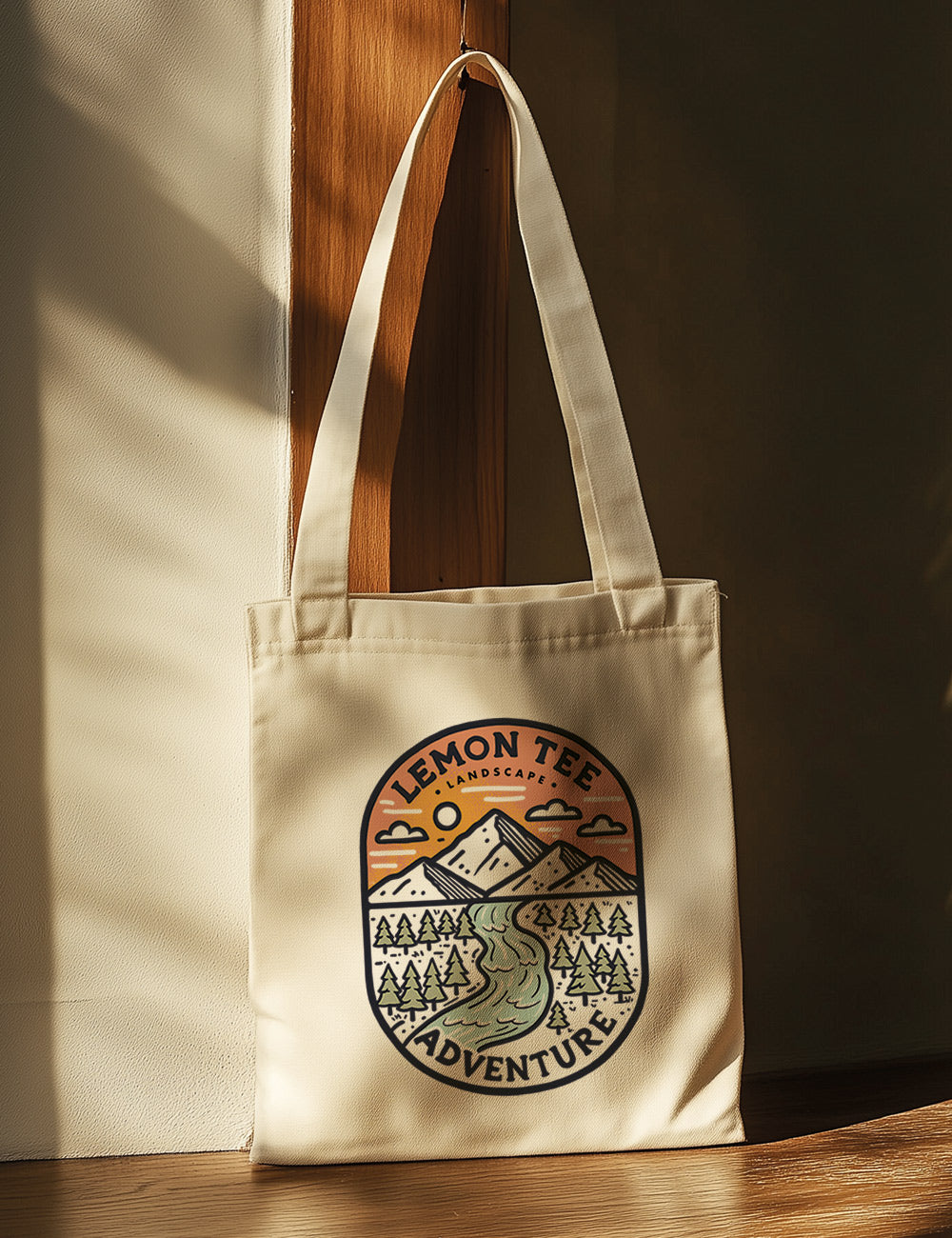 Bolsa de asas largas. Adventure lemon tee. L 116