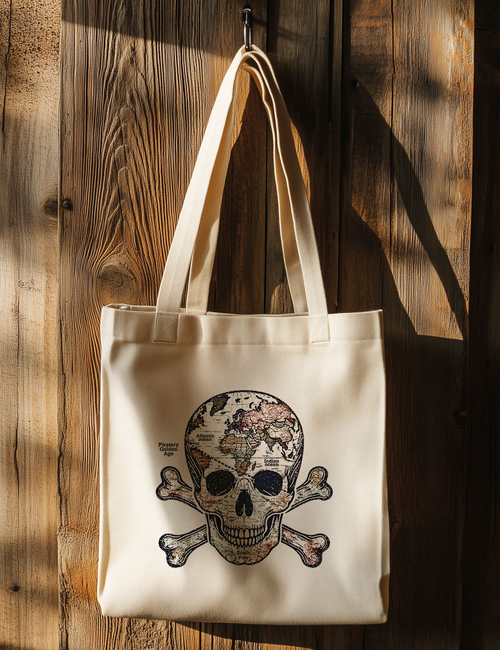Bolsa de asas largas. Skull Lemon tee. L 128