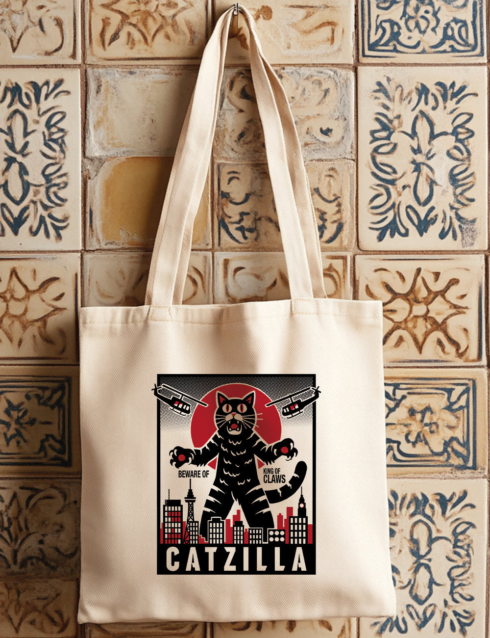 Bolsa de asas largas. Catzilla. L 138