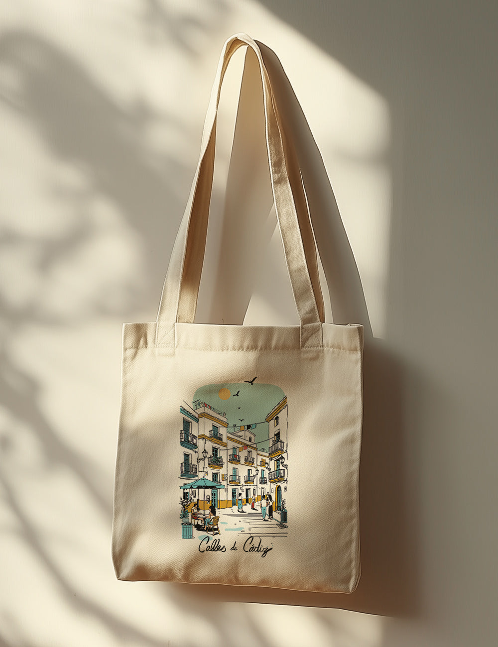 Bolsa de asas largas. Calles de Cádiz. L 245
