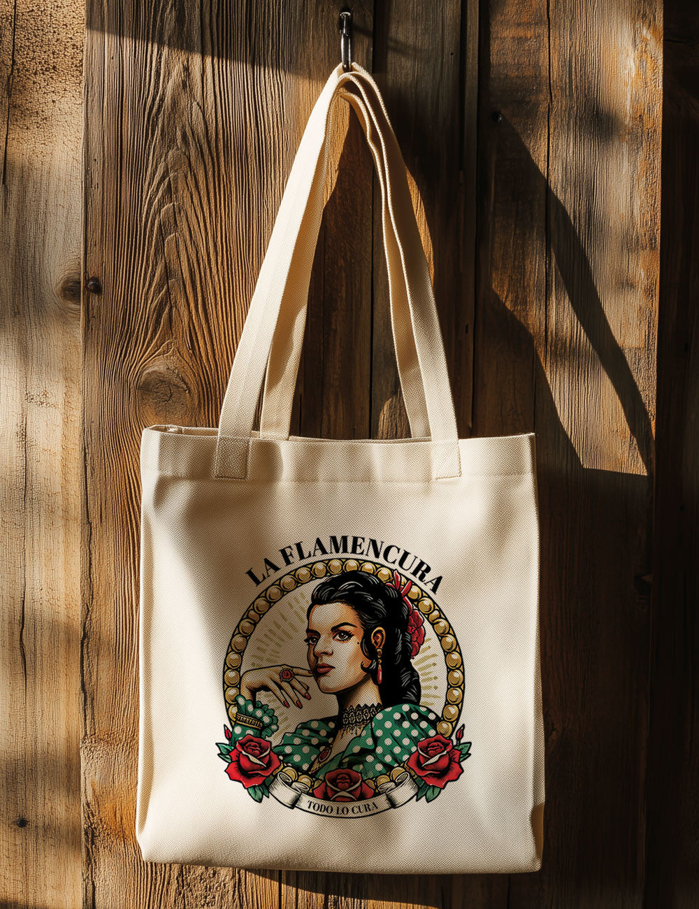 Bolsa de asas largas. La Flamencura. L 160