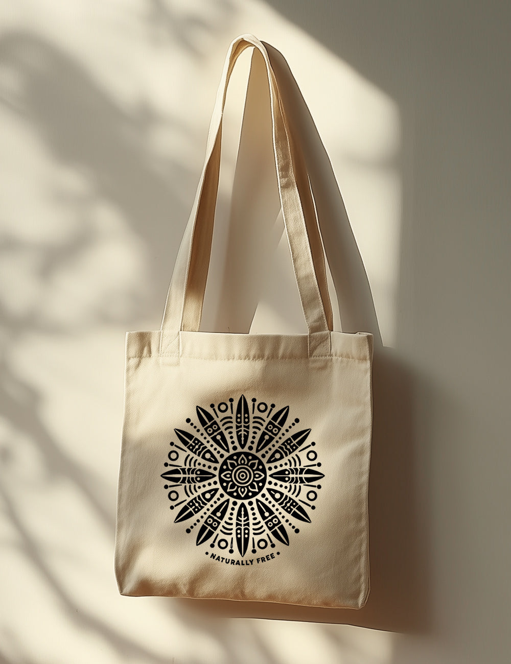 Bolsa de asas largas. Naturally free. L 169