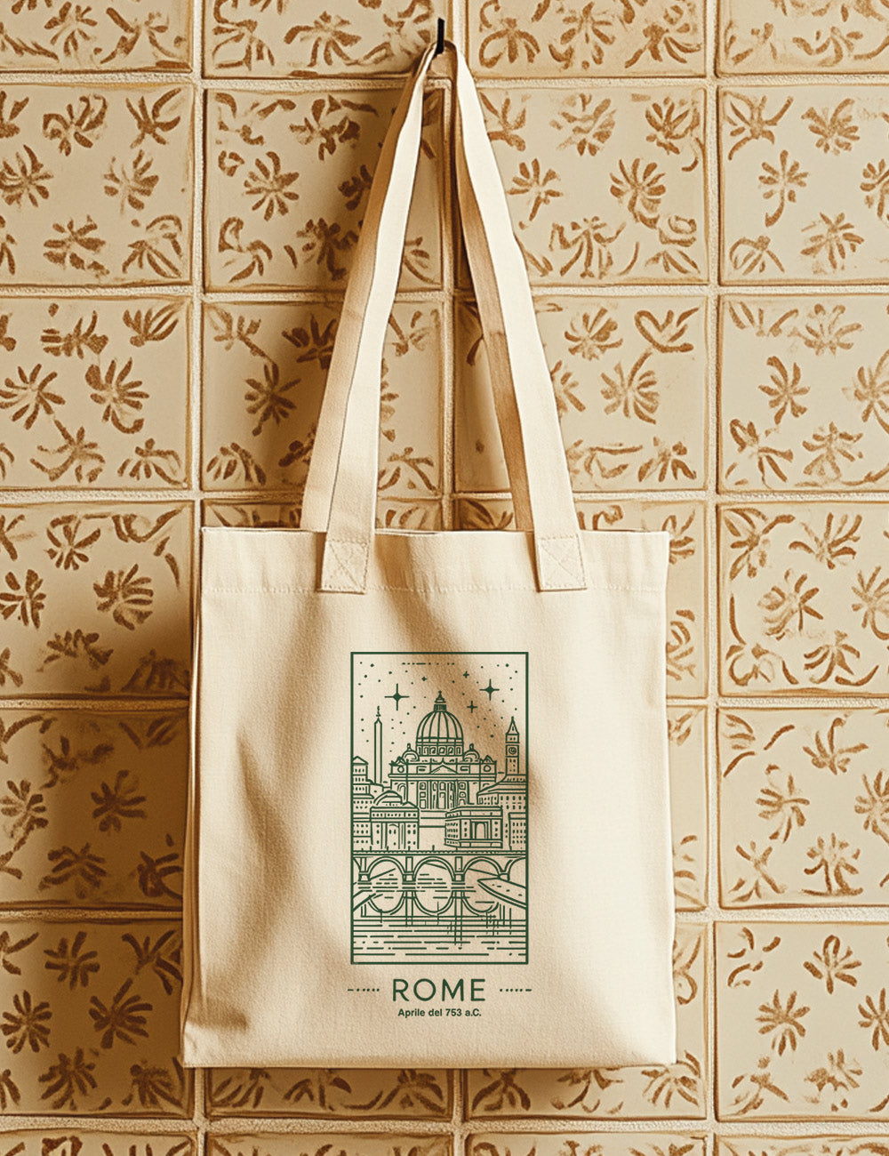 Bolsa de asas largas. Rome 753 a.C. L 210