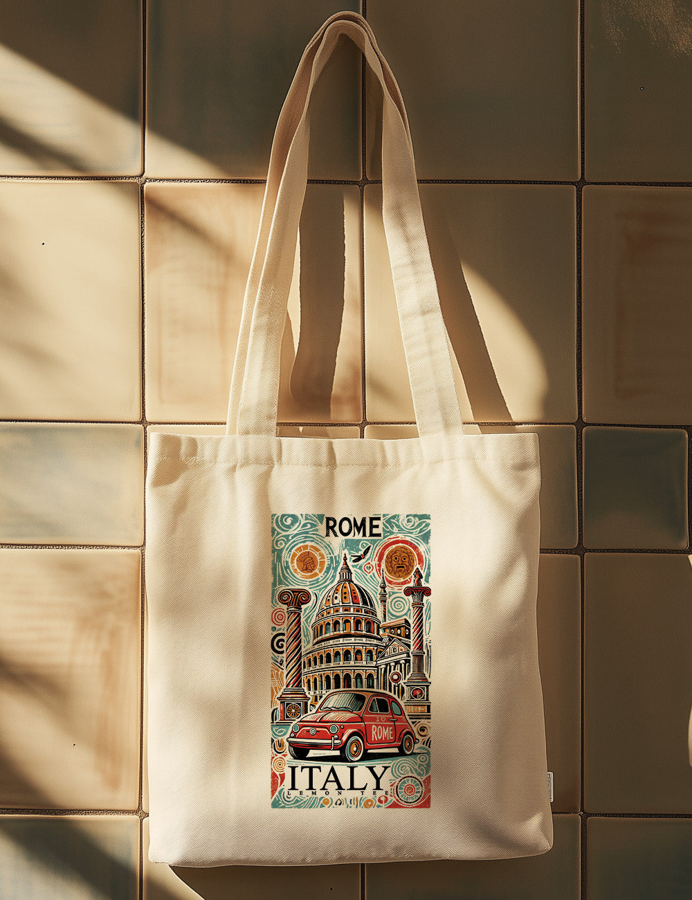 Bolsa de asas largas. Roman Charm. L 218