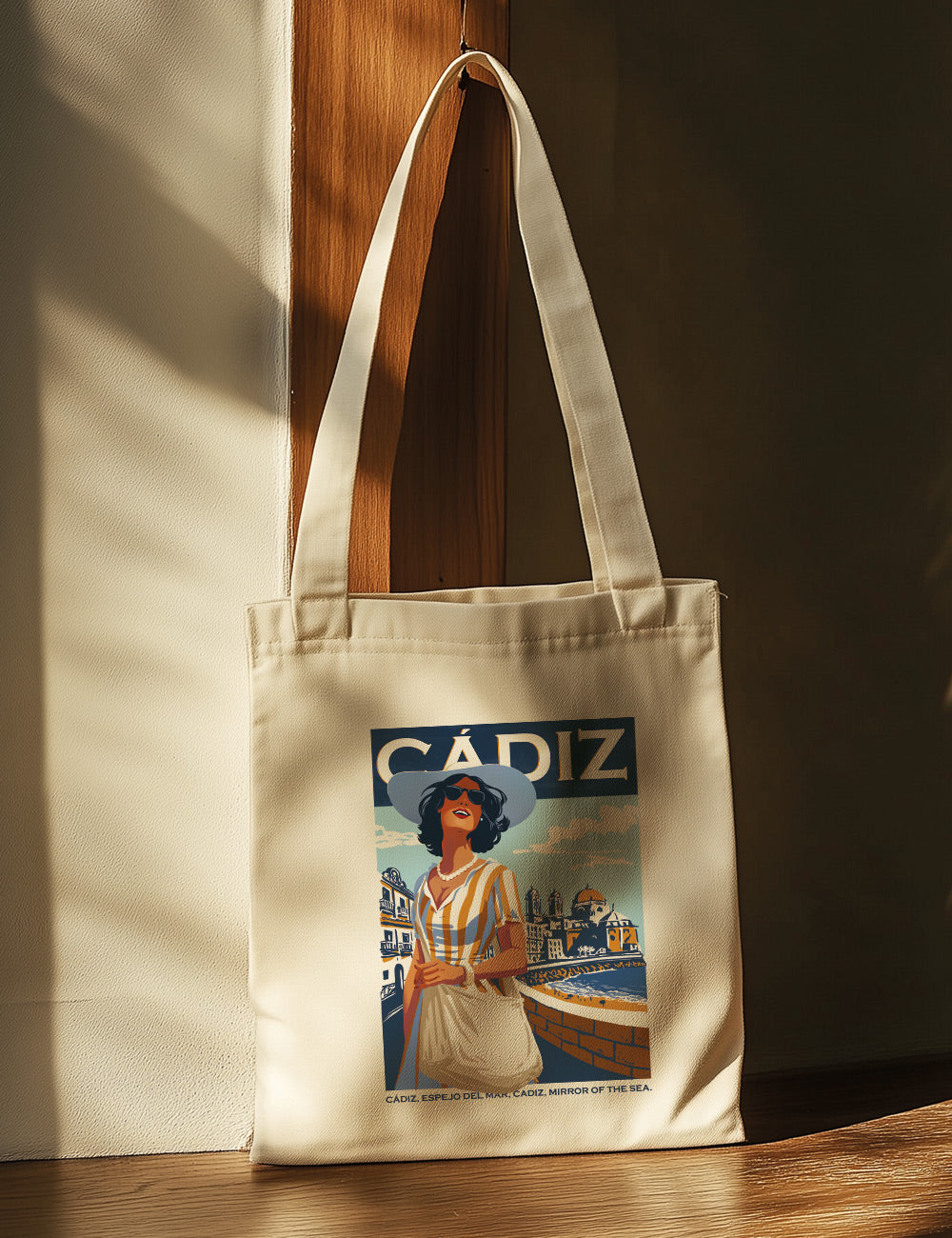 Bolsa de asas largas. Cádiz mejor playa del mundo. L 242