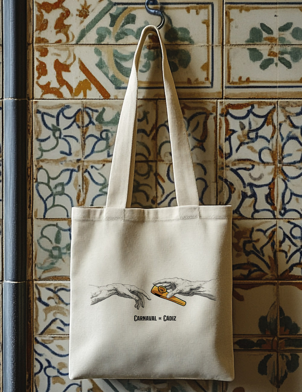 Bolsa de asas largas. Carnaval de Cádiz. L 271