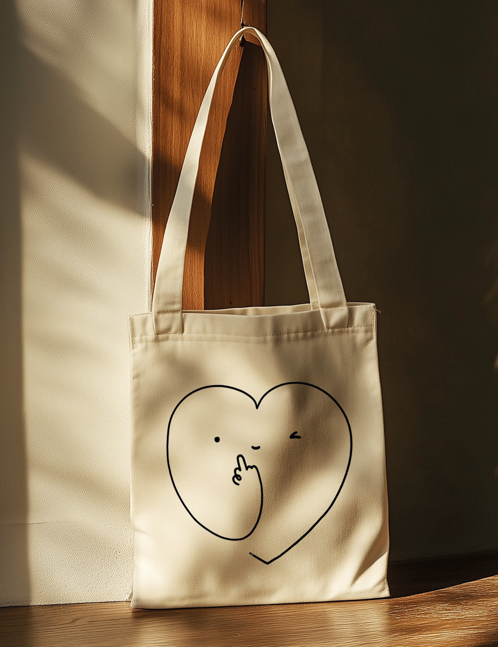 Bolsa de asas largas. Dedo Corazón. L 281