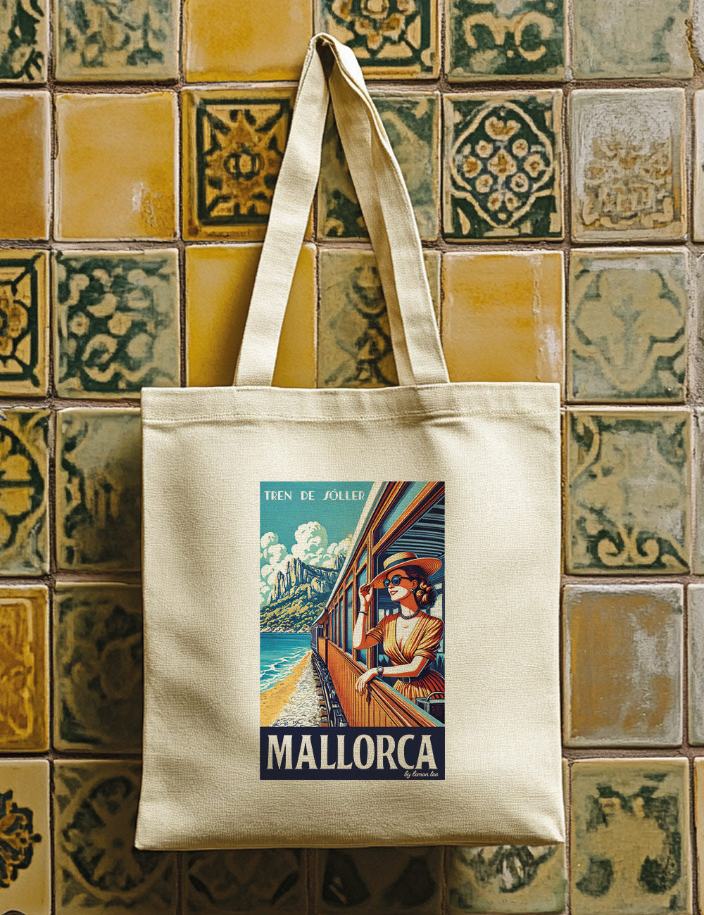 Bolsa de asas largas. TREN DE SÓLLER. L 308