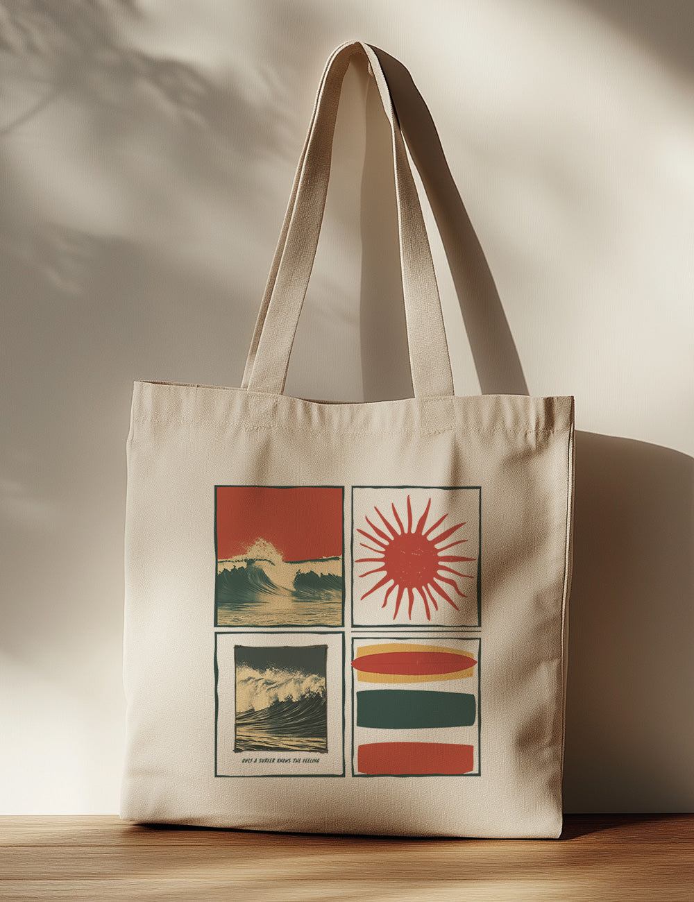 Bolsa de asas largas. Only a Surfer. L 31