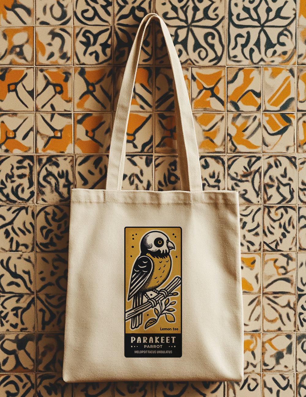 Bolsa de asas largas. Parrot. L 48