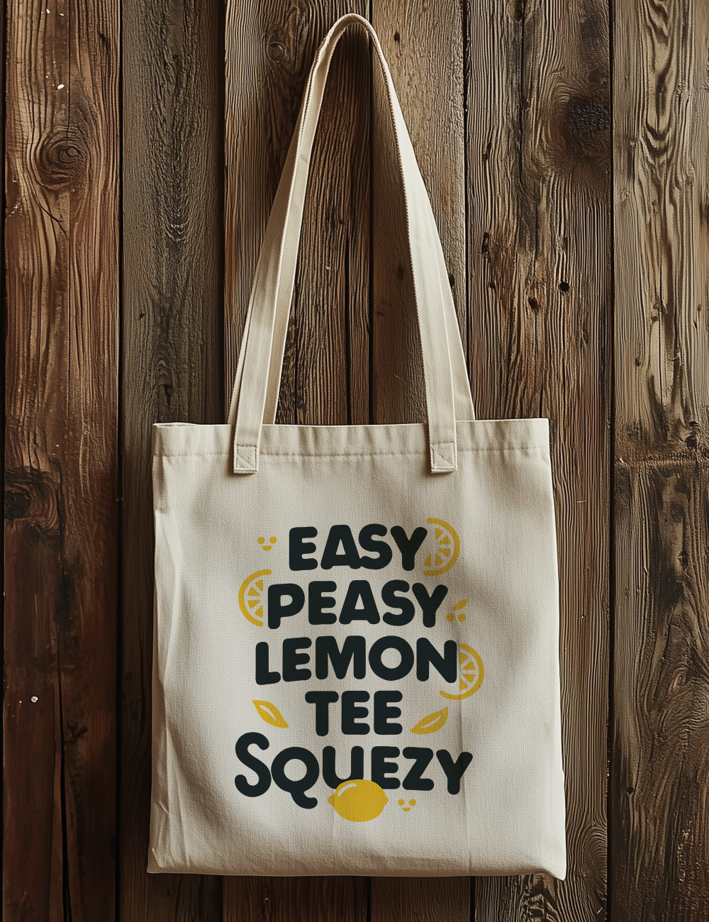 Bolsa de asas largas. Easy peasy lemon tee squezy. L 83