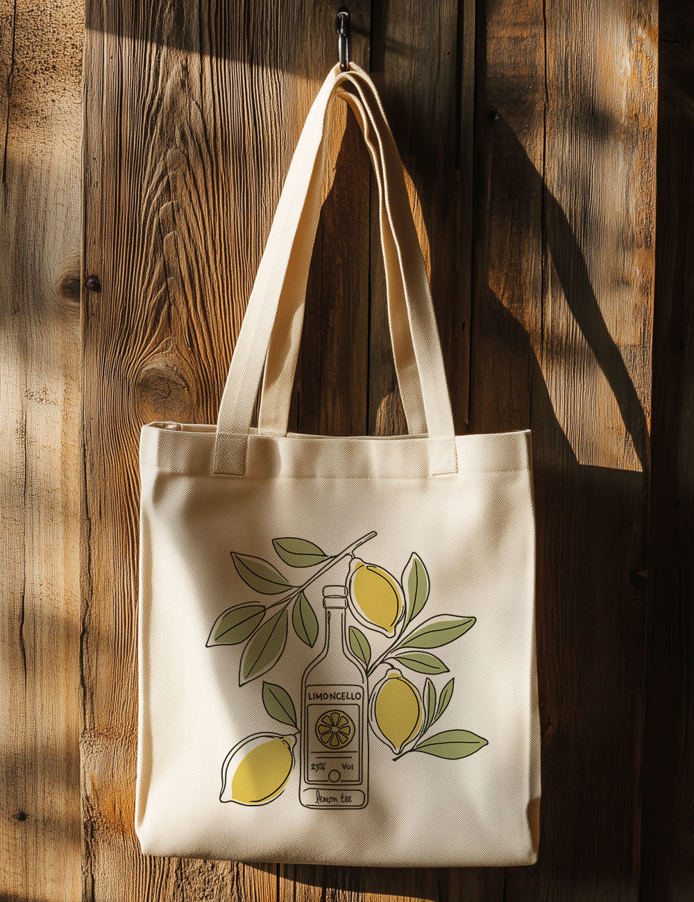 Bolsa de asas largas. Limoncello Torino. L 86