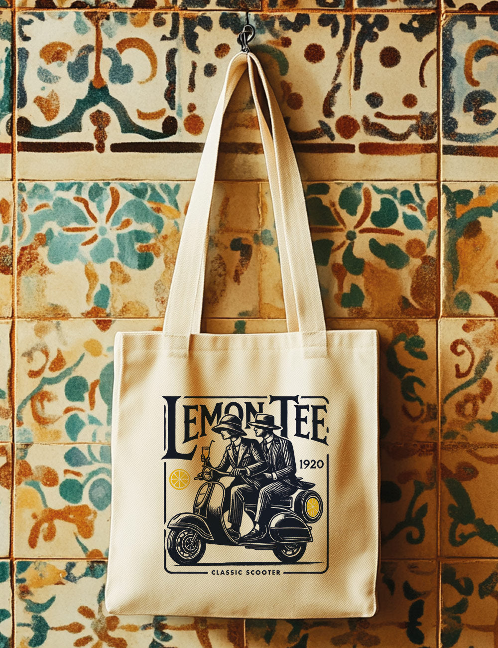Bolsa de asas largas. Scooter 1920. L 95
