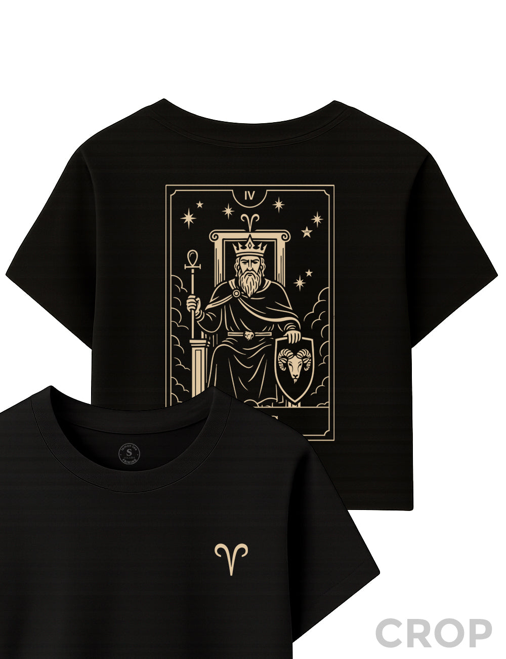 Camiseta Aries Tarot Crop. L 580