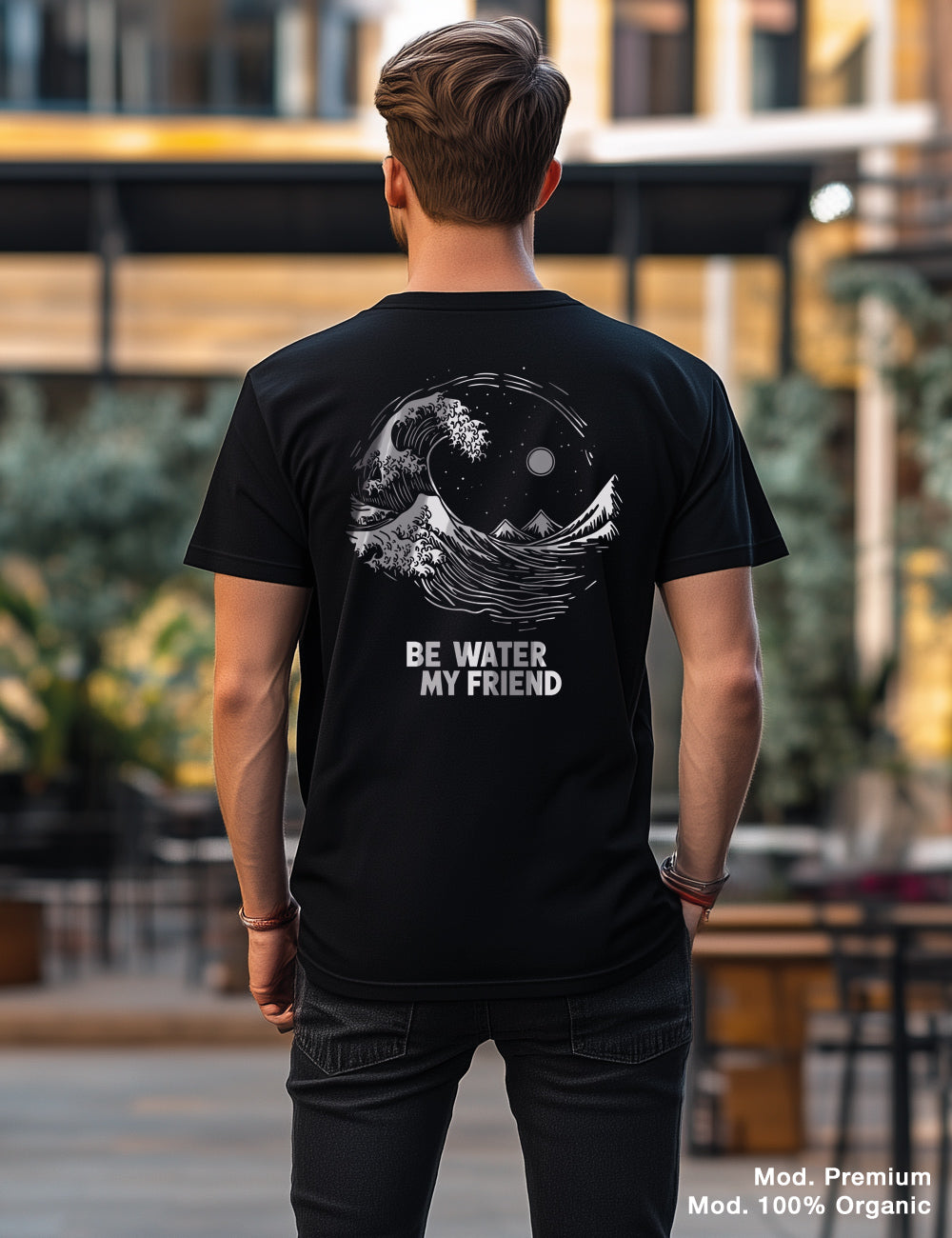 Camiseta Be water my friend. L 10