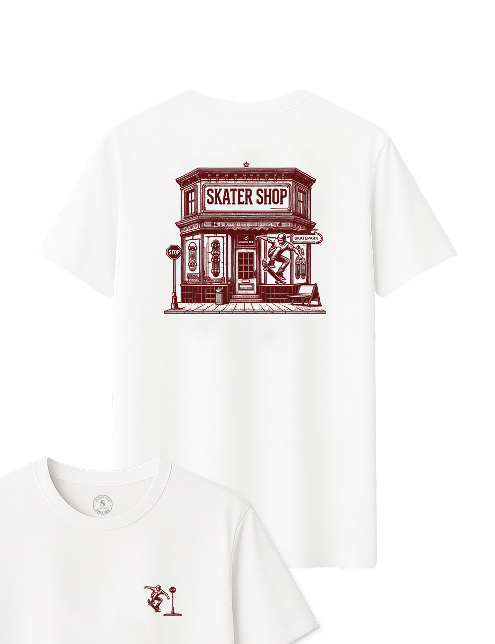 Camiseta Skater shop. L 104