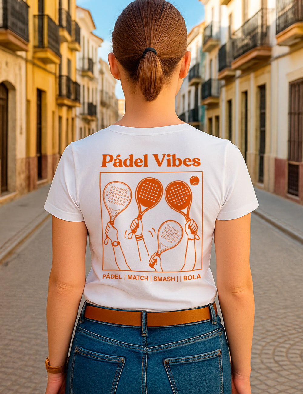 Camiseta Padel Vibes. L1277