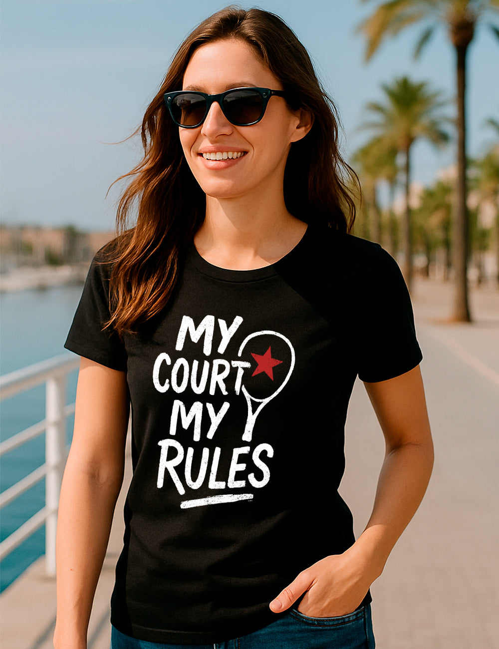Camiseta My court. Padel. L 1280