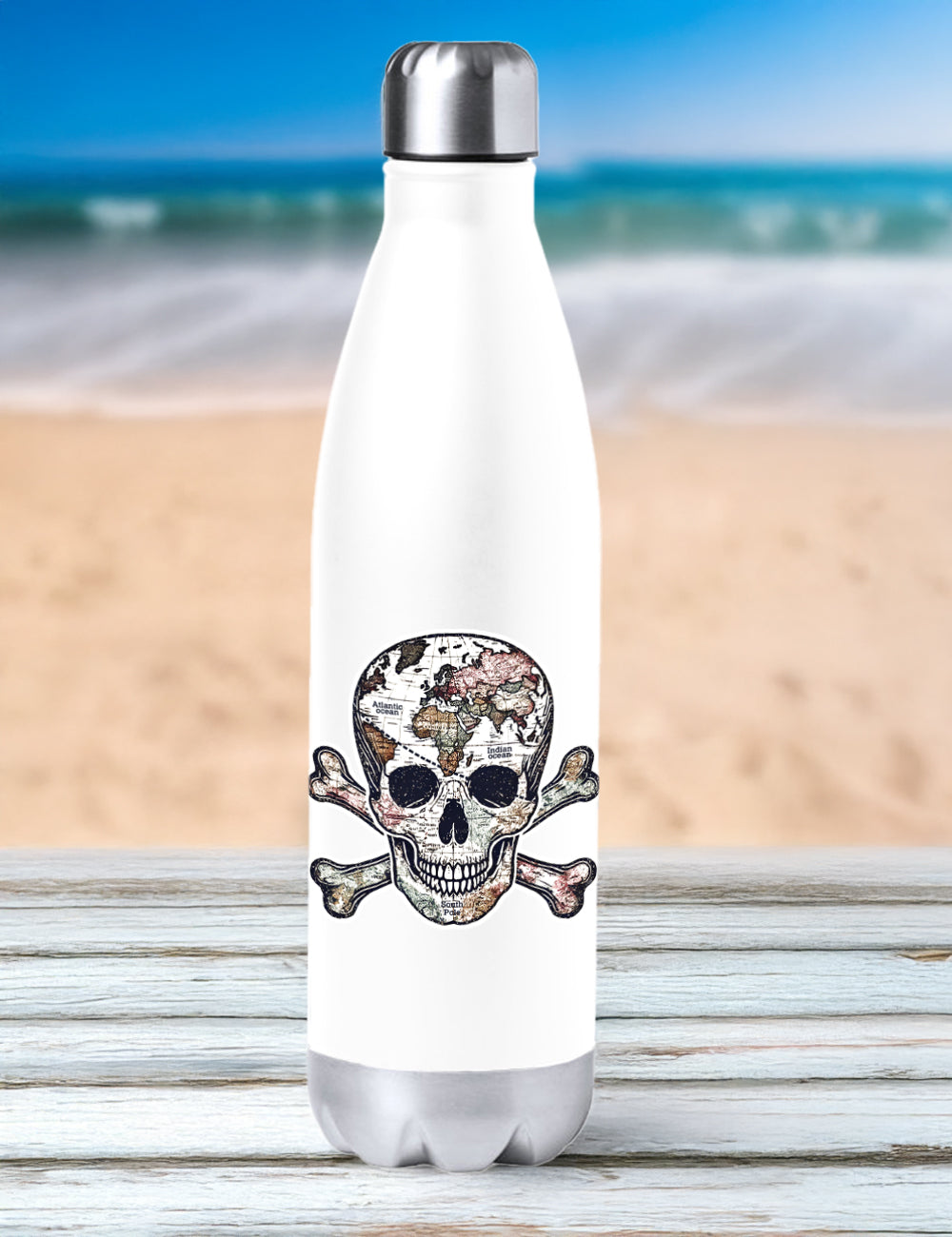 Botella térmica Skull Lemon tee. L128