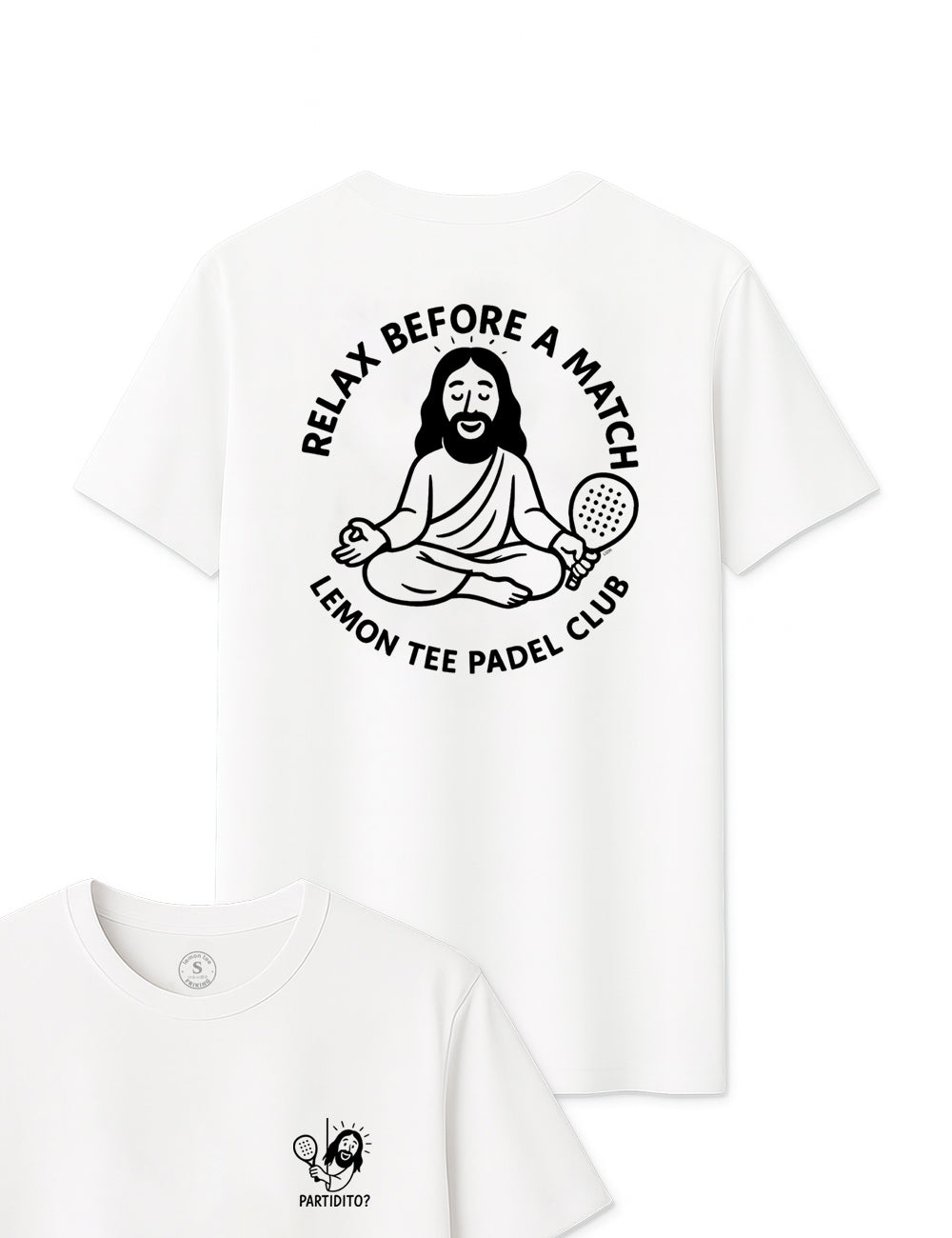 Camiseta Relax before match. Partidito? L 1291