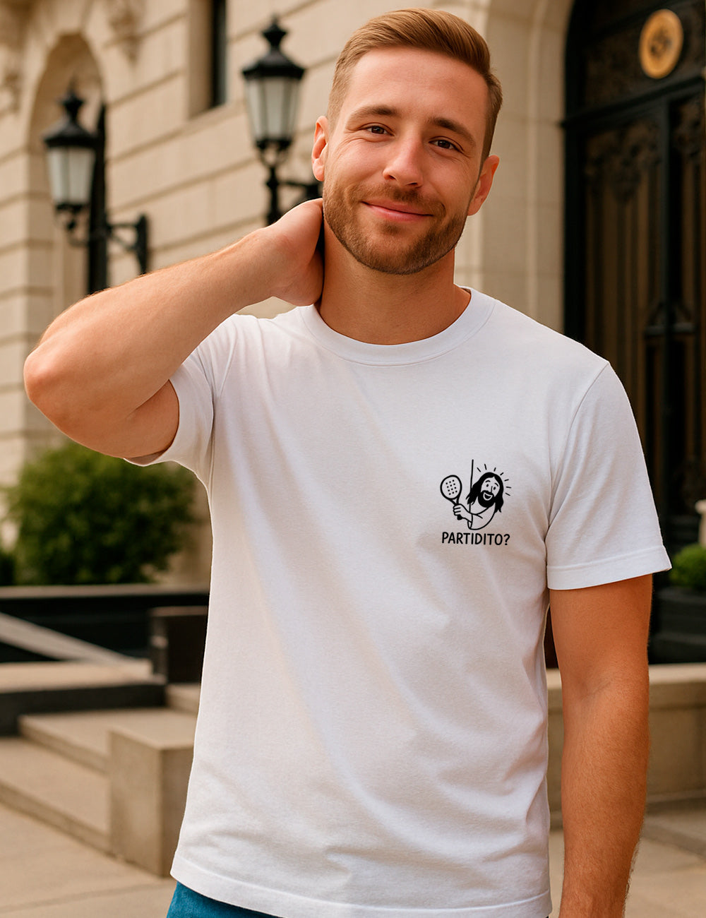 Camiseta Relax before match. Partidito? L 1291