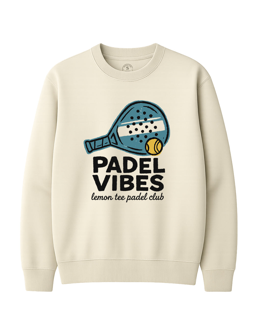 Sudadera Padel lemon club. L 1304s