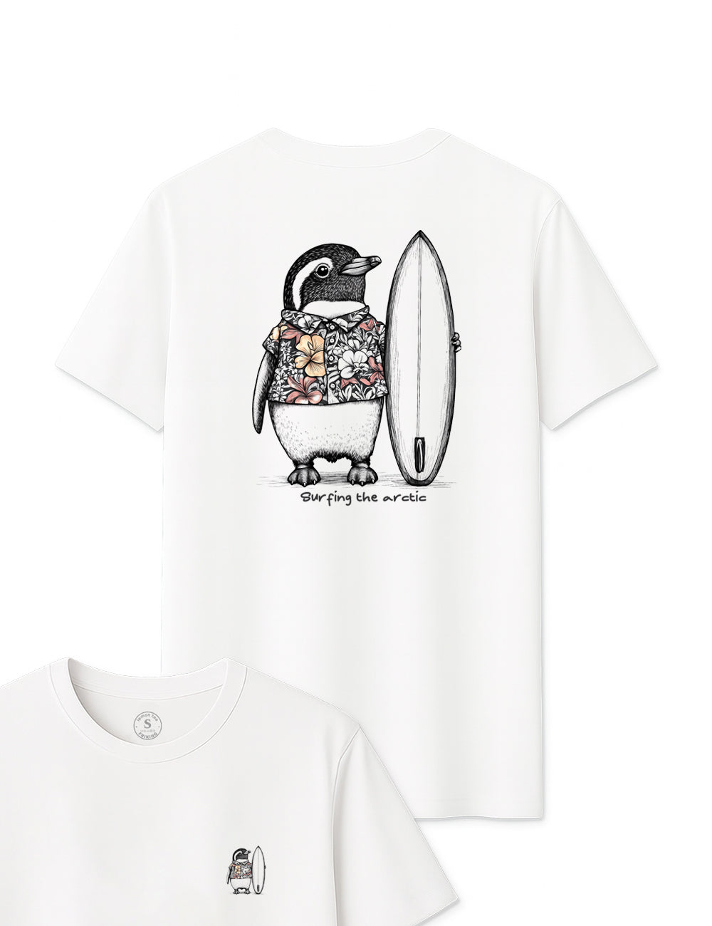 Camiseta Surfing the arctic. L 131
