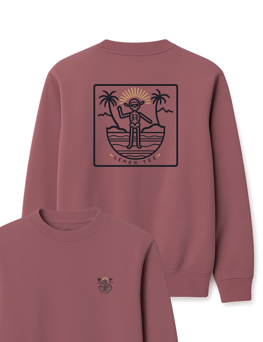 Sudadera Skelleton Beach. L 13s