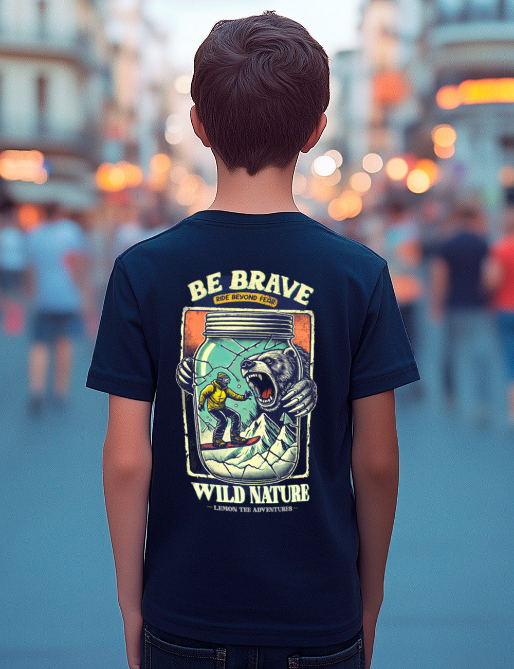 Camiseta Beyond fear. L 140