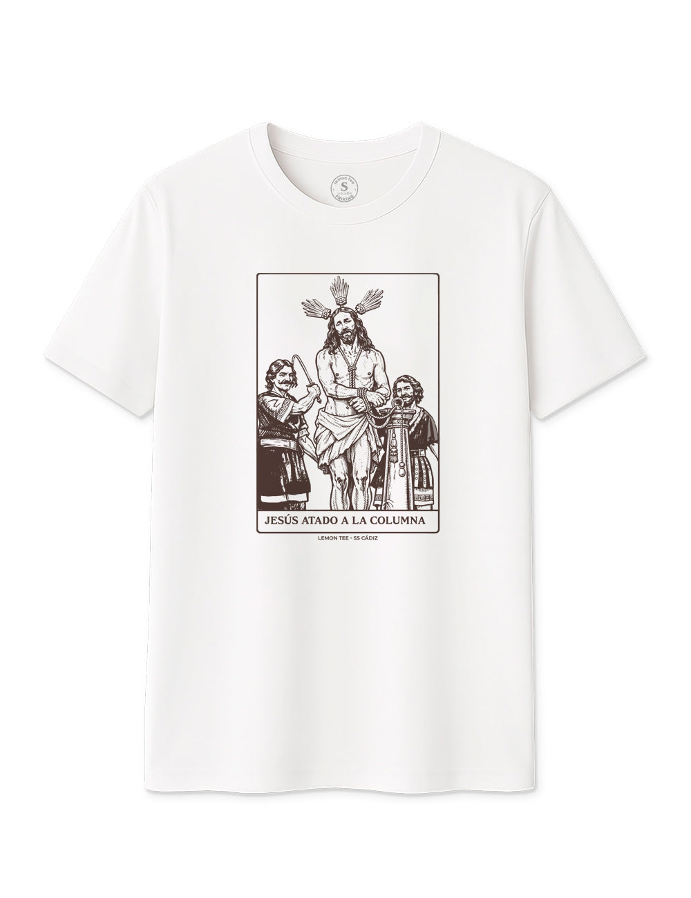 Camiseta Jesús Atado a La Columna Ink SS. 2026. L 1426