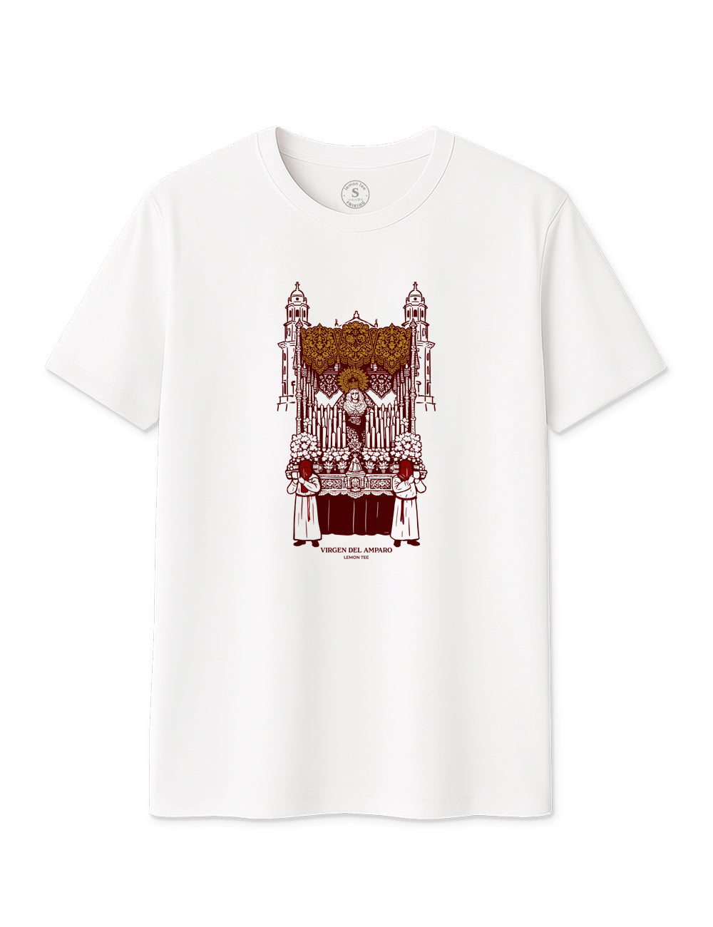 Camiseta Virgen del Amparo "La Borriquita" SS. 2026. L 1444