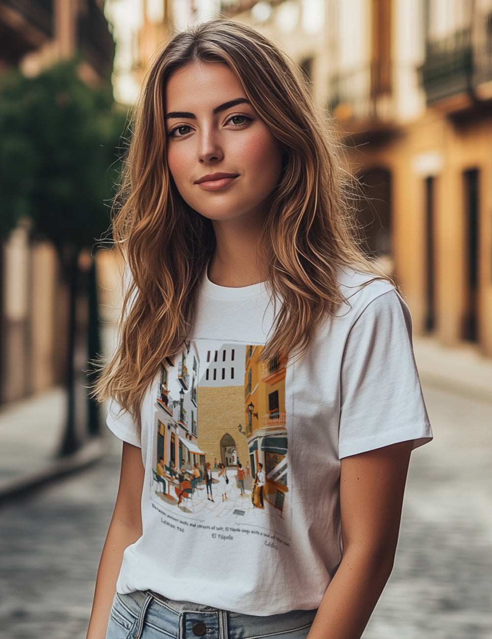 Camiseta Barrio El Pópulo de Cádiz. L 161