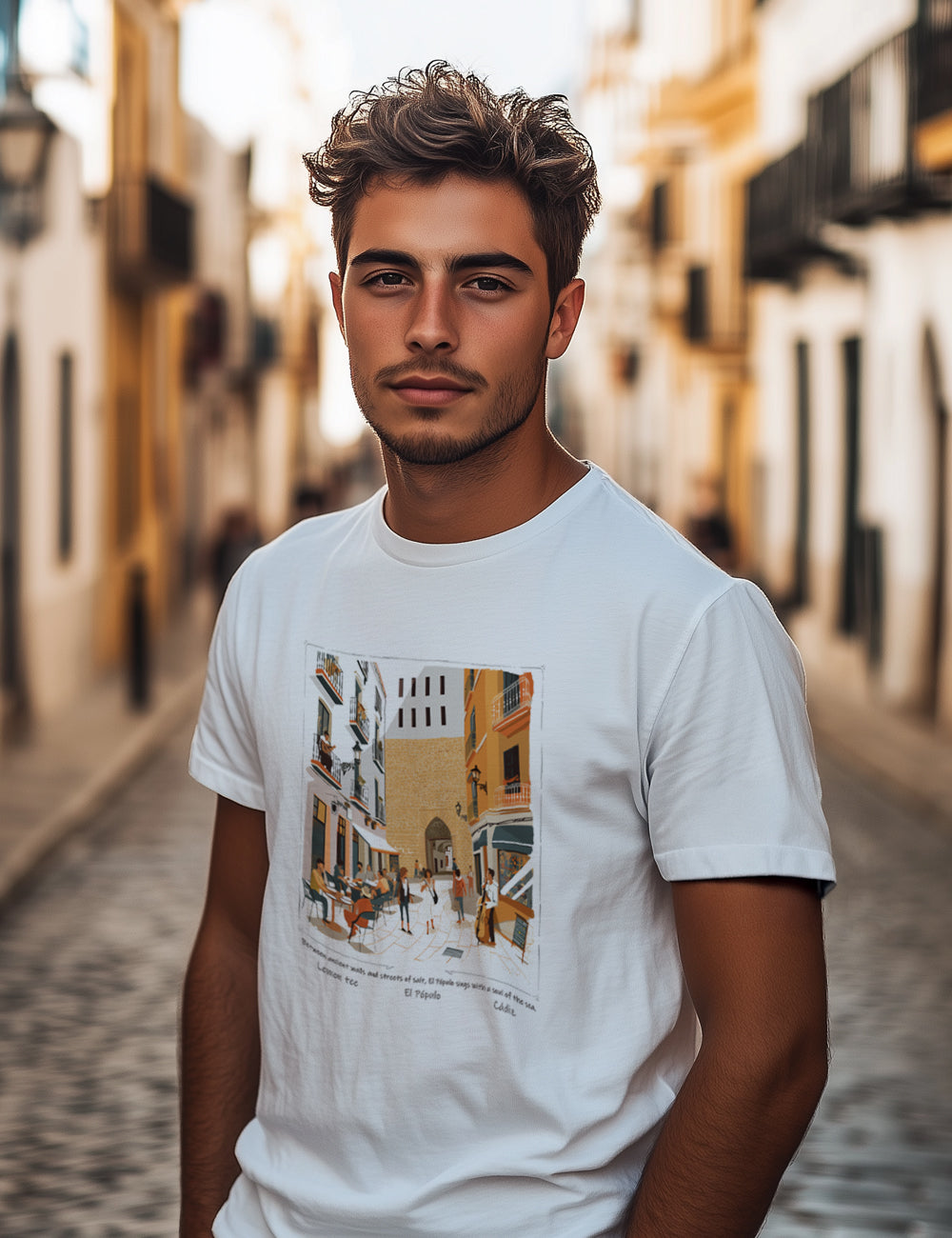 Camiseta Barrio El Pópulo de Cádiz. L 161
