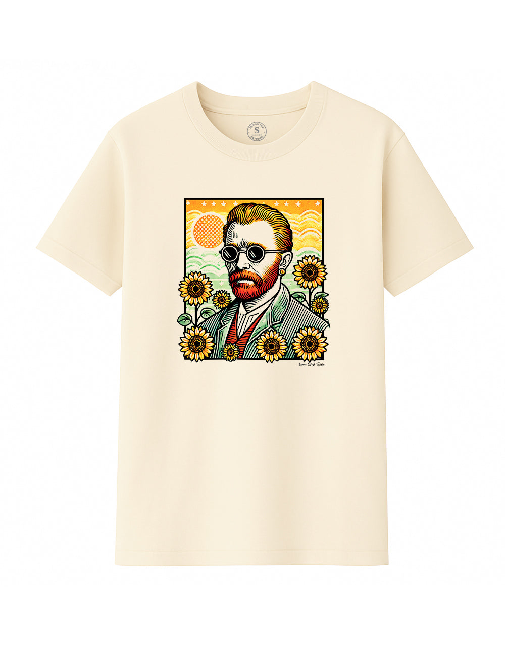 Camiseta Lemon Gogh Style. L 191