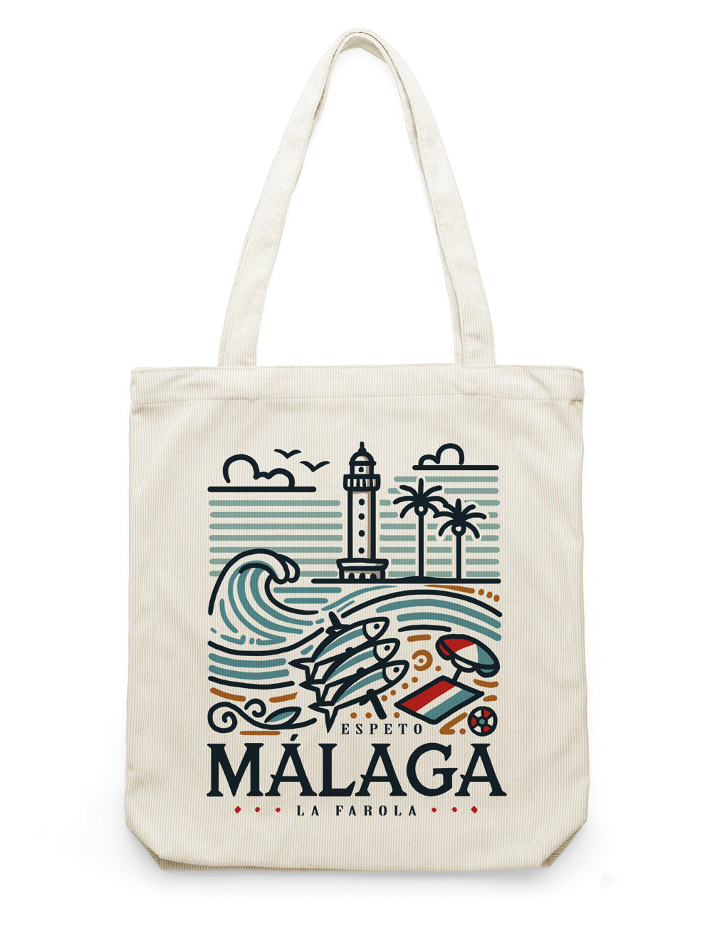 Bolsa de Pana fina Málaga La Farola - L40