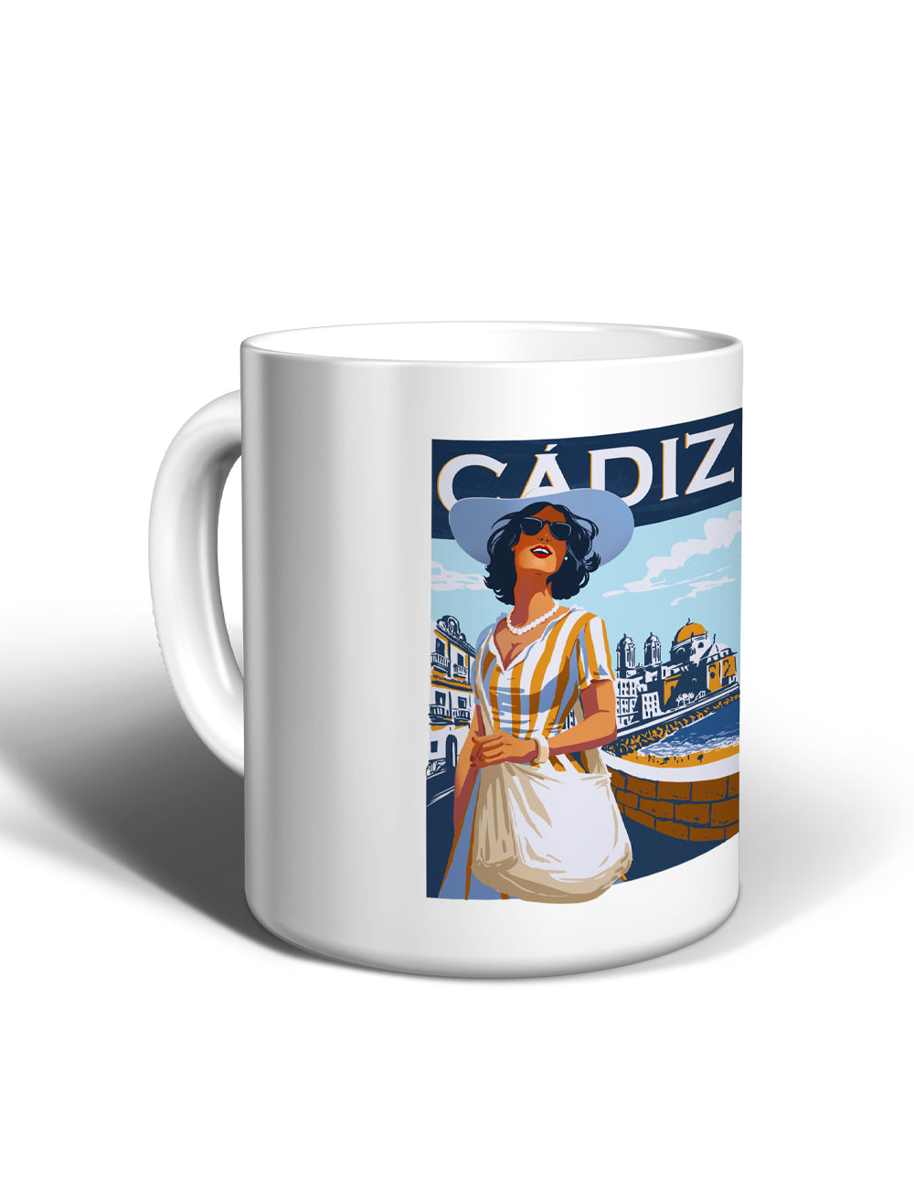 Taza Cádiz mejor playa del mundo. L 242
