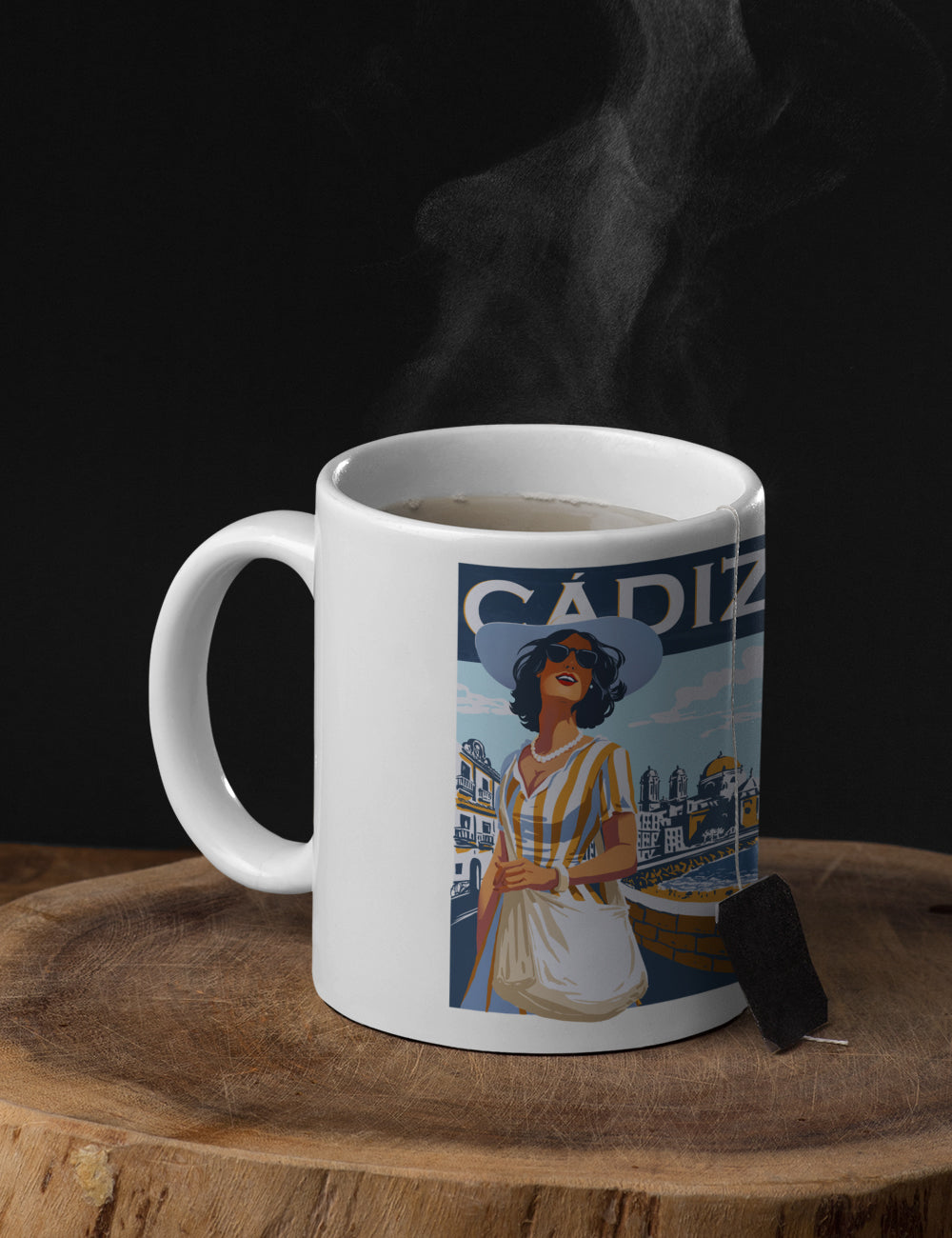 Taza Cádiz mejor playa del mundo. L 242