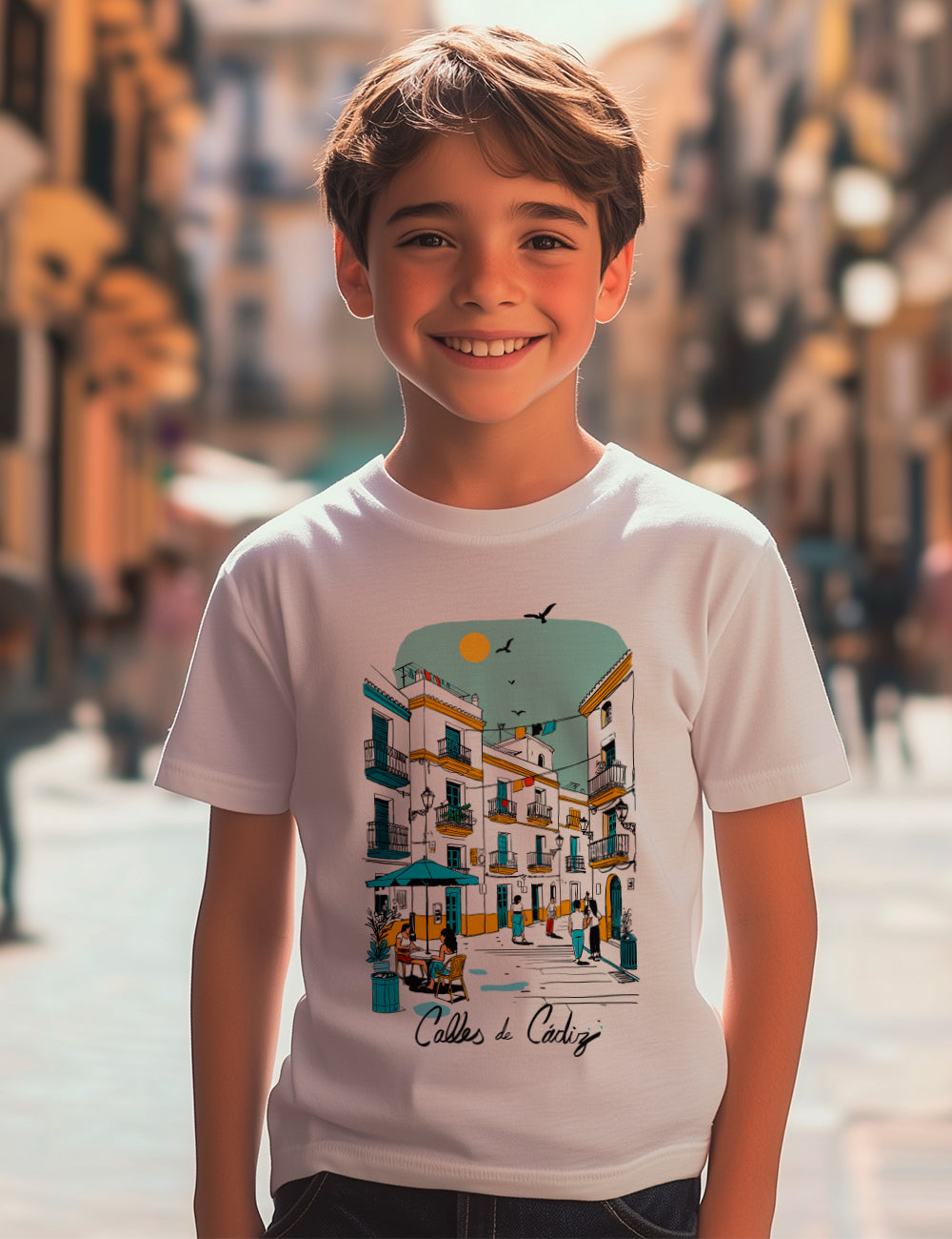 Camiseta Calles de Cádiz. L 245
