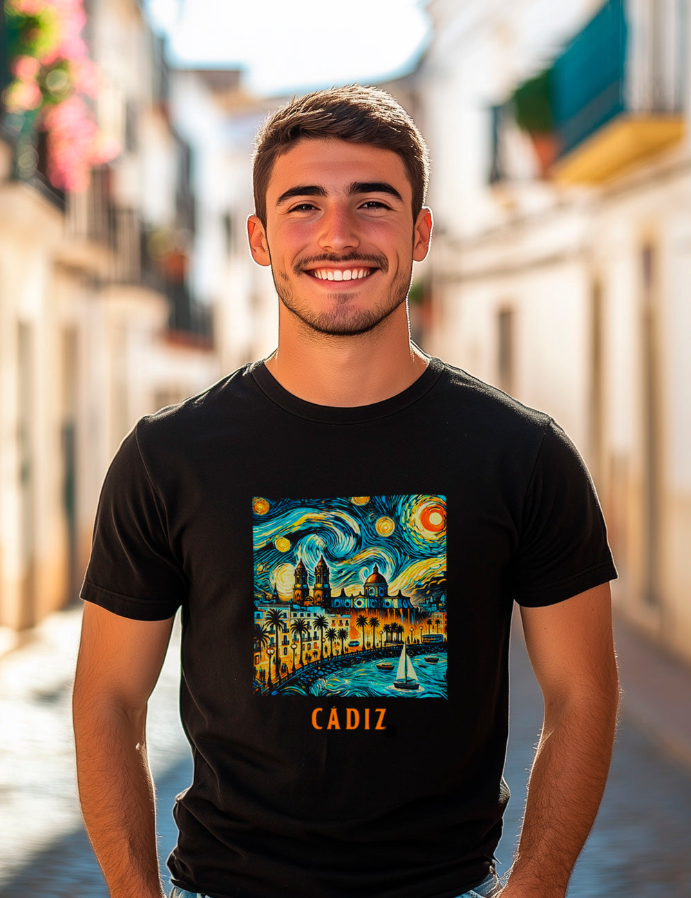 Camiseta Cádiz Van Gogh. L 256