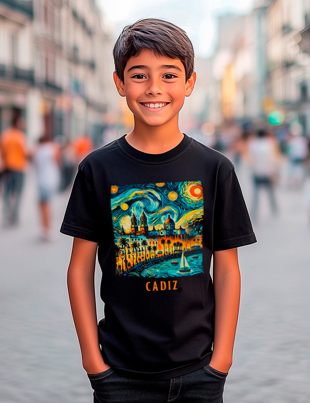 Camiseta Cádiz Van Gogh. L 256