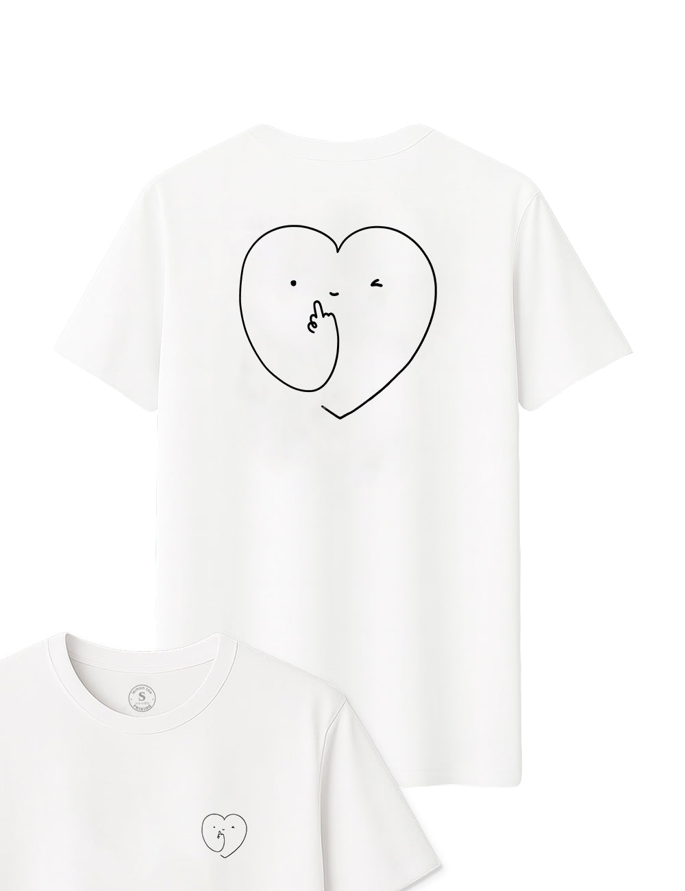 Camiseta Dedo Corazón. L 281