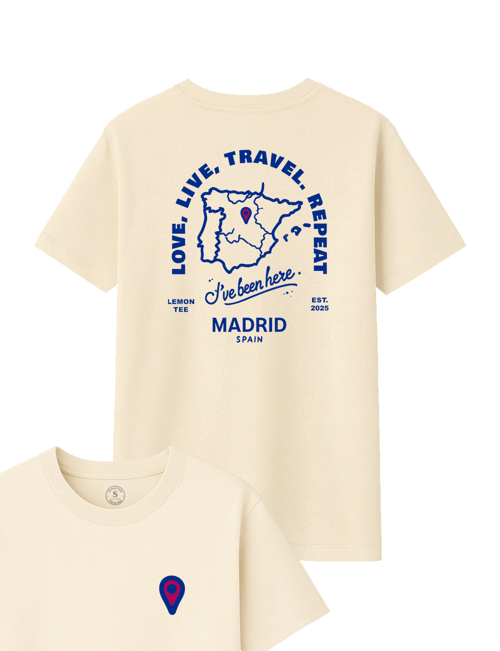 Camiseta Love live travel. L 287