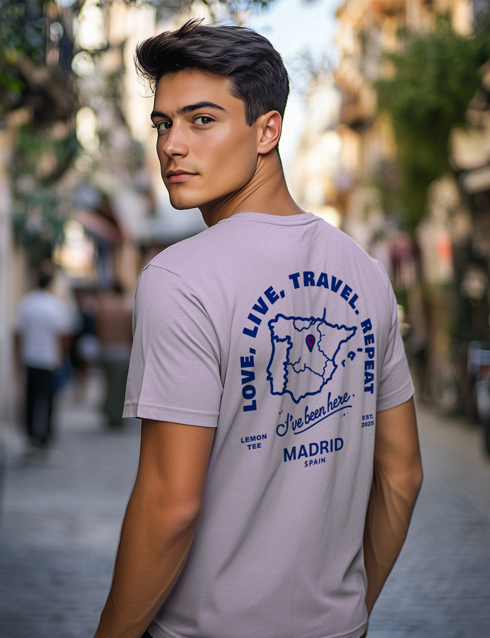 Camiseta Love live travel. L 287
