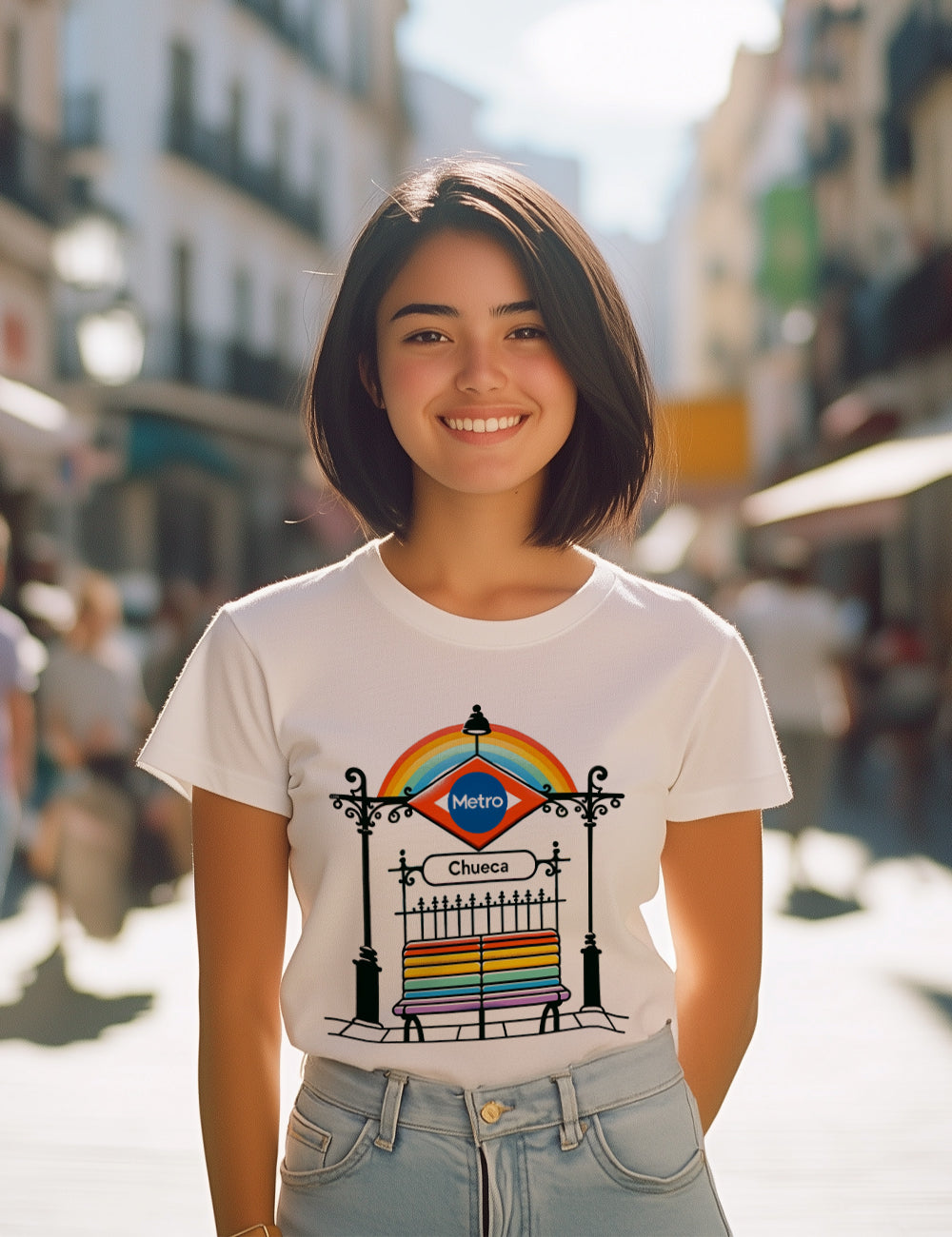Camiseta Barrio Chueca. Metro. L 289