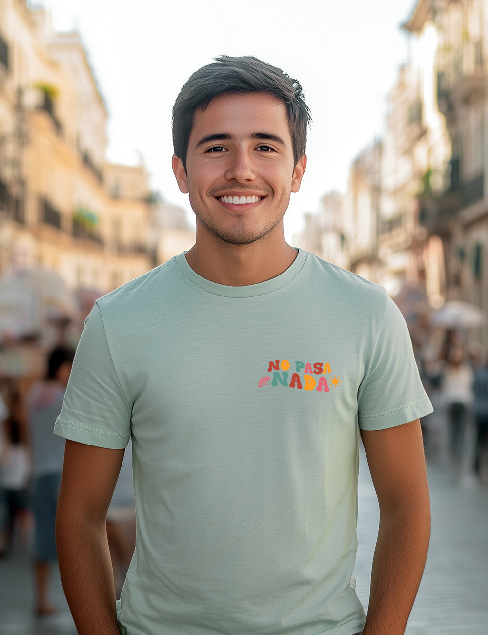 Camiseta No pasa nada. L 293