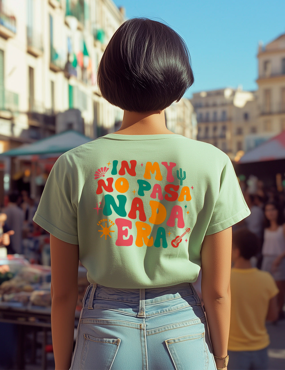 Camiseta No pasa nada. L 293