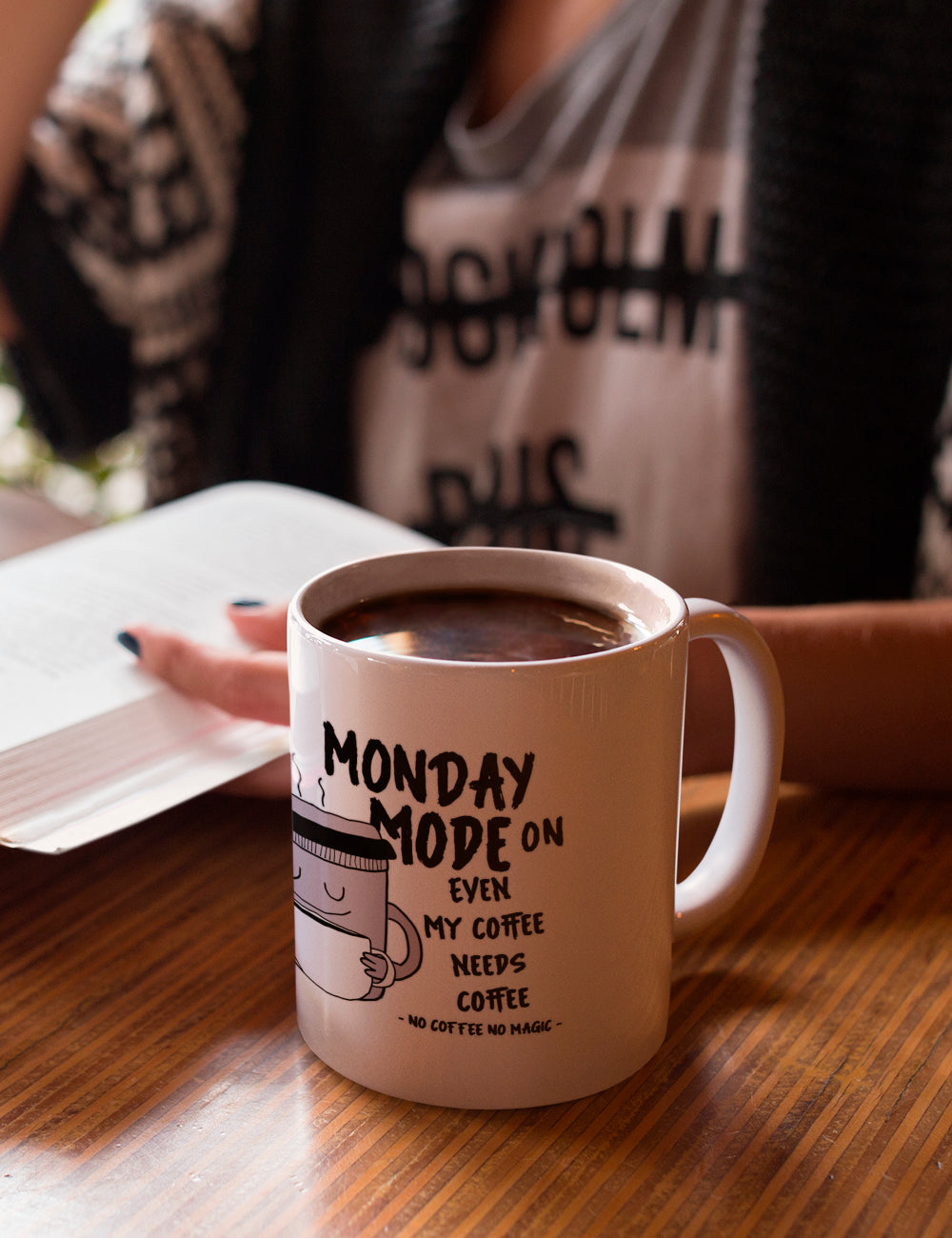 Taza No coffee no magic - L30