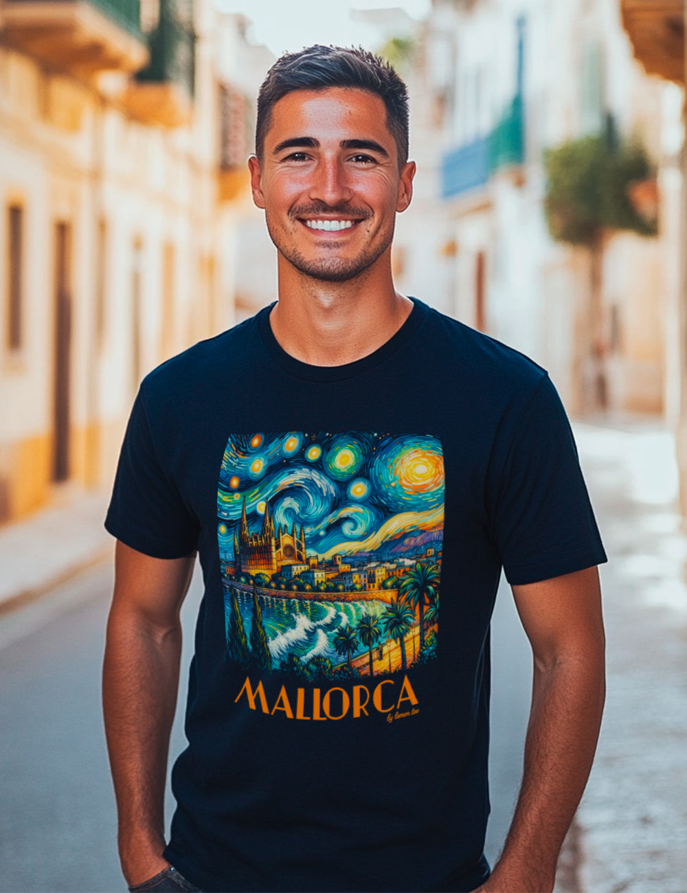Camiseta MALLORCA ESTRELLADA. L 310
